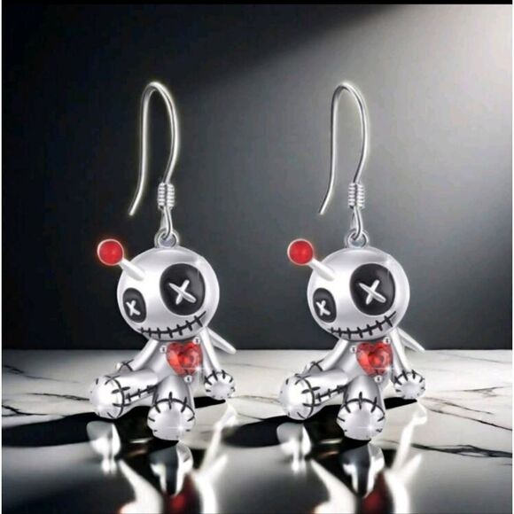 VOODOO DOLL EARRINGS - Picture 4 of 5